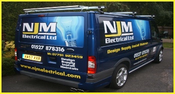 Fully Qualified Bromsgrove Based Electricians, NJM Electrical Ltd