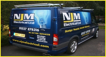 Fully Qualified Redditch Electricians, NJM Electrical Ltd